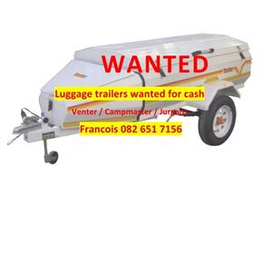 Luggage Trailers WANTED 4 CASH 