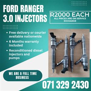 FORD RANGER 3.0 INJECTORS FOR SALE WITH WARRANTY 