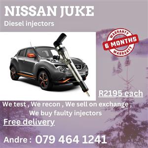 NISSAN JUKE DIESEL INJECTORS