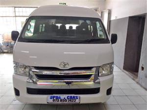 2018 TOYOTA QUANTUM 2.5D4D 14 SEATER MANUAL WHITE COLOR  DIESEL SPARE KEY