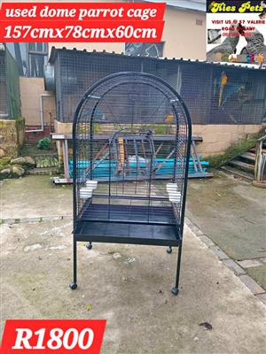 Dome parrot cage