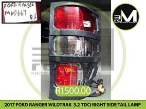 2017 FORD RANGER WILDTRAK 3.2 TDCi RIGHT SIDE TAIL LAMP - - MV0667