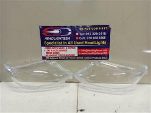 Toyota Fortuner D4d left and right side headlight replacement lens 