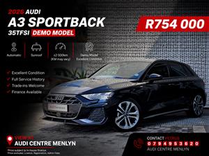 2026Audi A3 35 TFSI Sportback (Demo)