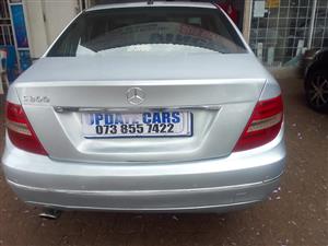 2013 MERCEDES BENZ C200 LEATHER INTERIOR PETROL AUTOMATIC SUNROOF SILVER COLOR 