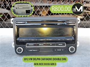 2012 VW DELPHI CAR RADIO (DOUBLE DIN)