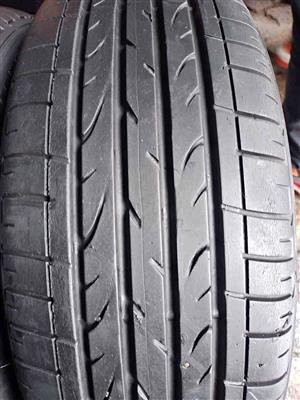 2 X 205/55/17 Bridgestone Runflat Tyres For Sell