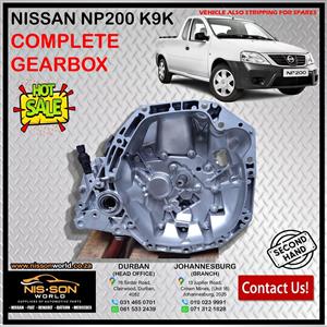 NISSAN NP200 K9K COMPLETE GEARBOX