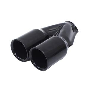 Fury Motorsport Gloss Black Twin Exhaust Pipe