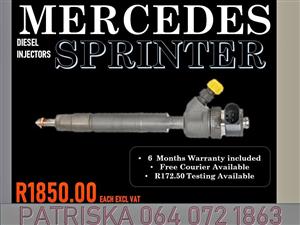 Mercedes Sprinter diesel injectors for sale on same day services