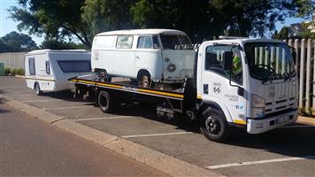 George, Bloemfontein to Gauteng. Trailer & Caravan Transport. Jurgens, Horsebox, Echo 4x4 and Boats.