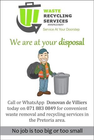 Waste recycling services 