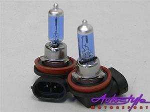 NX Ultra Bright H11S size Xenon Look Globes Pair