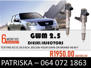 INJECTORS FOR GWM 2.5 FOR SALE
