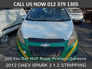 2012 CHEV SPARK 3 1.2 MANUAL STRIPPING FOR SPARES