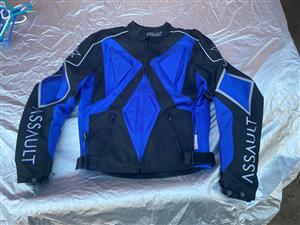 Bike Jacket Assault Blue & Black 
