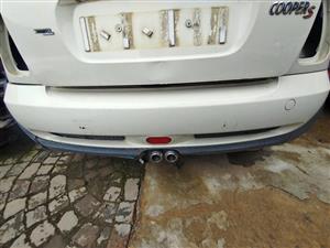 MINI COOPER  REAR BUMPER FOR SALE.