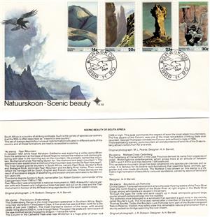 Commemorative Stamp & Envelope Set - Scenic Beauty of South Africa 1986