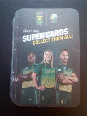 2019 PICK 'N PAY CRICKET COLLECTORS CARDS FOR SALE