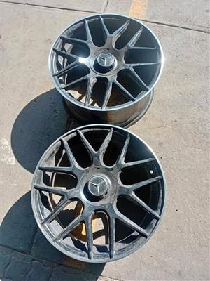 19 inch Mercedes Benz spare rims for sell 