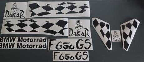 2001 BMW F650 GS Dakar stickers decals vinyl kits