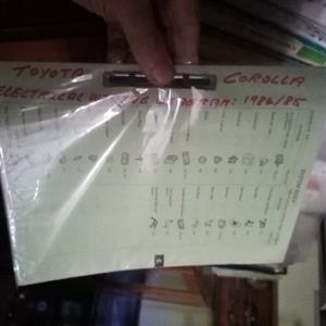 Corolla 1984 / 85, electrical book