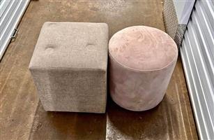Upholstered ottoman
