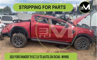 STRIPPING FOR PARTS - 2023 FORD RANGER T9 XLT