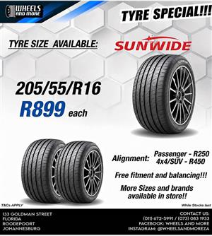 205/55/R16 SUNWIDE RS ECO 91V TYRE