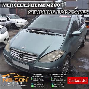 MERCEDES A200 STRIPPING FOR SPARES