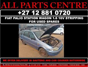 Fiat palio station wagon 1.6 16v stripping for used spares for sale