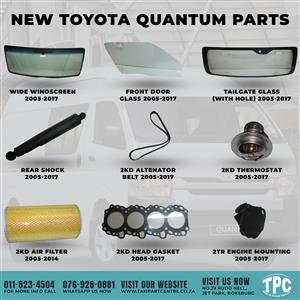 New Toyota Quantum Parts