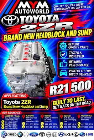 Toyota 2ZR headblock
