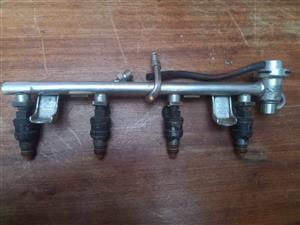 AUDI ADR 1.8 20V INJECTOR RAIL AND INJECTORS