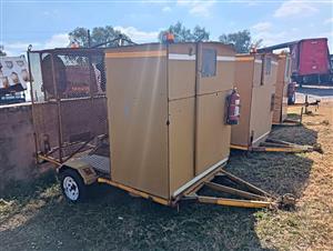 2010 Cosmos drawbar trailer with cage and storage space, Krugersdorp