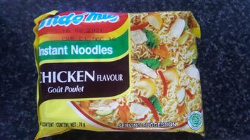 indomie instant  noodles . chicken flavor  box with 40 packets 