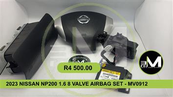 2023 NISSAN NP200 1.6 8 VALVE AIRBAG SET - MV0912 