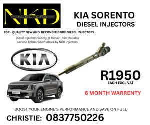 KIA SORENTO DIESEL INJECTORS FOR SALE