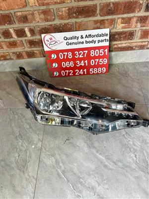 Toyota corolla prestige headlight