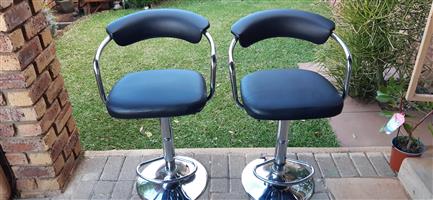 Two bar stools for sale