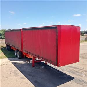 Price dropped  - 2009 - SATRA 6/12 Superlink Tautliner Trailer on sale - (Spring Suspension)