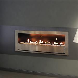 Stainless Steel Fireplace