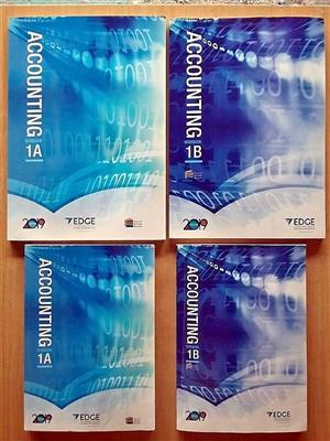 4 Edge 2019 accounting textbooks.