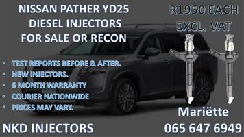 YD25 PATHFINDER NISSAN INJECTORS