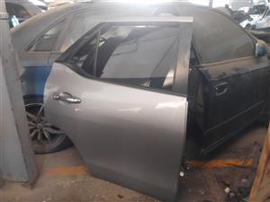 Toyota Fortuner GD6 right rear / back door with glass, lock and window mechanism