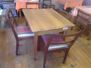 Table and 4 chairs