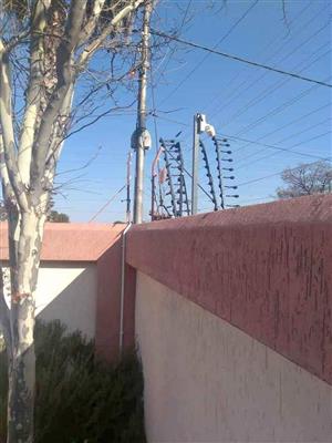 Electric fence and welding