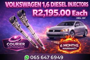 VOLKSWAGEN 1.6 DIESEL INJECTORS