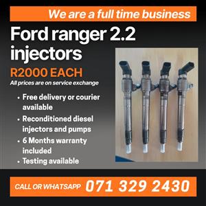 FORD RANGER 2.2 INJECTORS FOR SALE WITH WARRANTY 