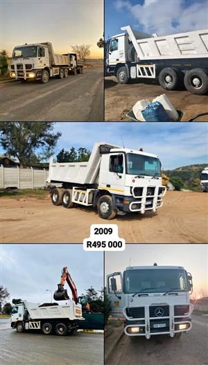 2009 - Mercedes Benz Actros 3331 10 Cube Tipper Truck now on sale Excellent Condition